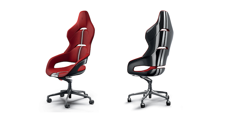 Poltrona Frau’s New Office Chair Is a Nod to the Ferrari 488 Pista