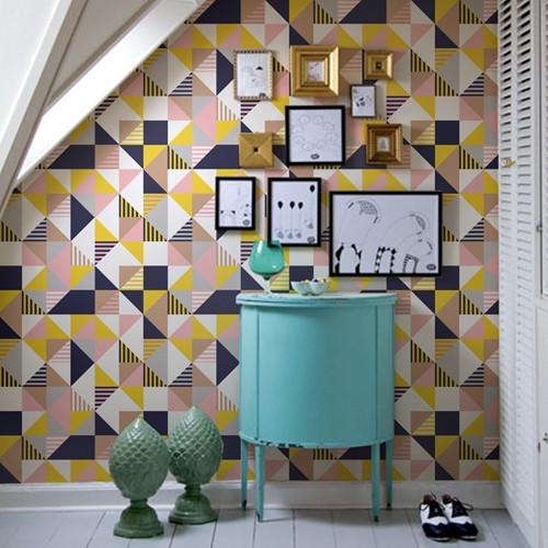 Geo Circle & Geo Mix Wallpaper by Graduate Collection
