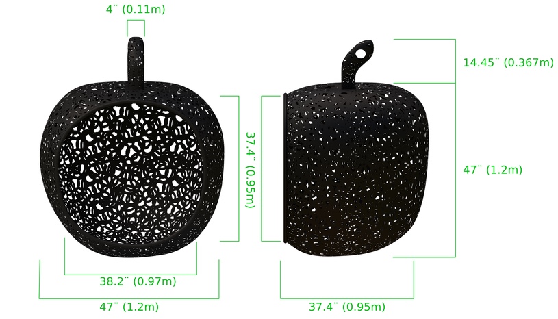 Apple Chair by Maffam Freeform