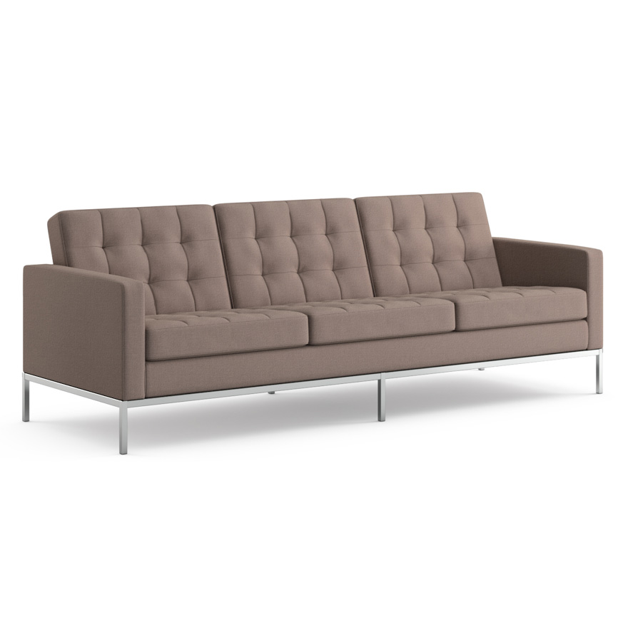 Florence Knoll Sofa fabric upholstery gray