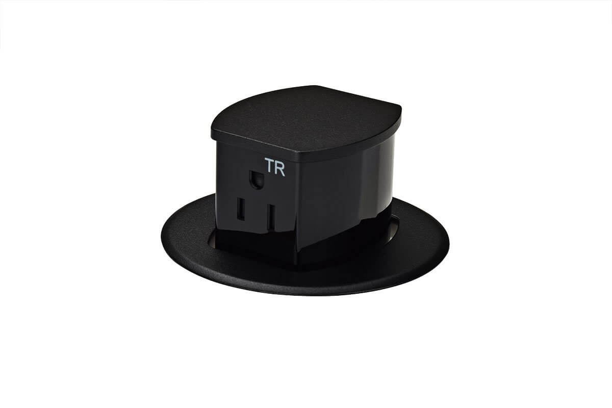 Mockett Pop Up kitchen countertop outlet black finish