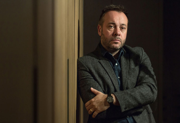 Picture of designer Patrick Norguet leaning against a wall