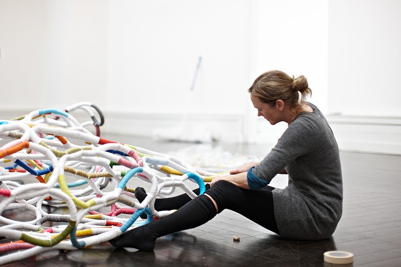 designer Louise Campbell at work