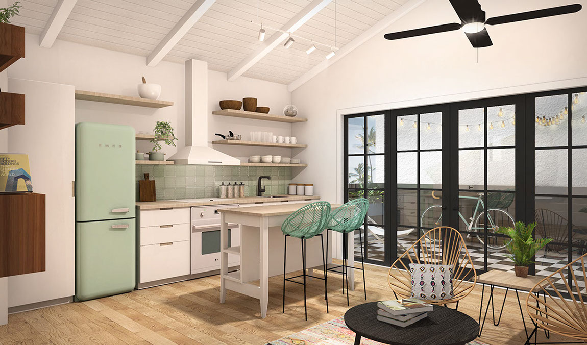 Node Living Echo Park Kitchen