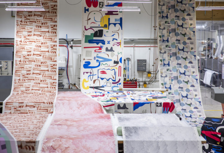 Designtex 5x5 Collection in production
