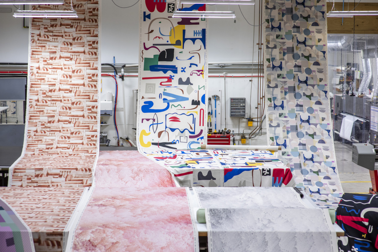 Designtex 5x5 Collection in production