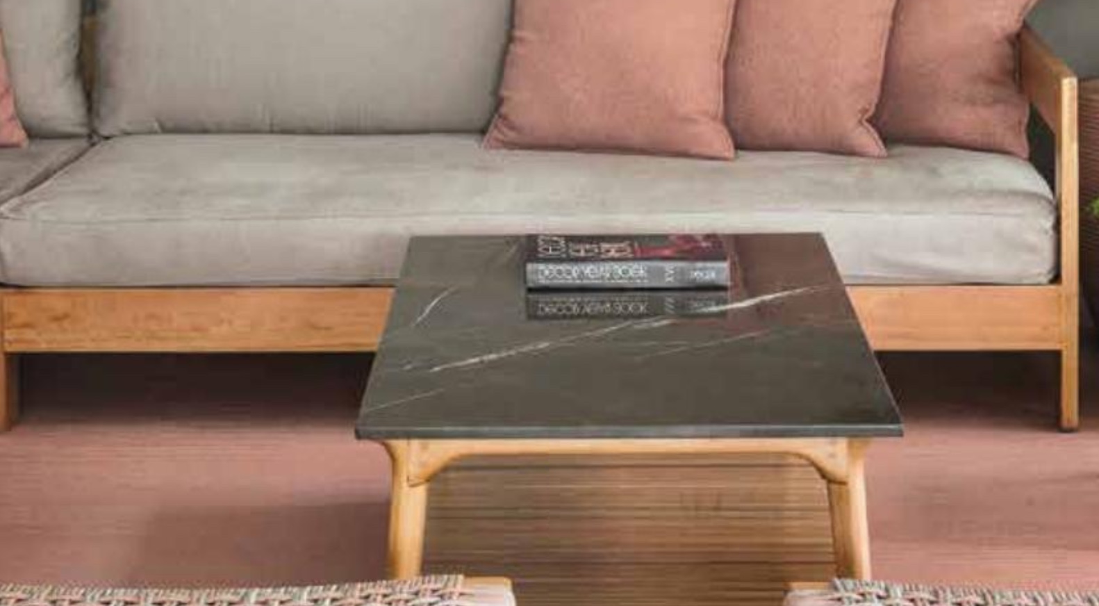 Brazilian Natural Stone Console Table