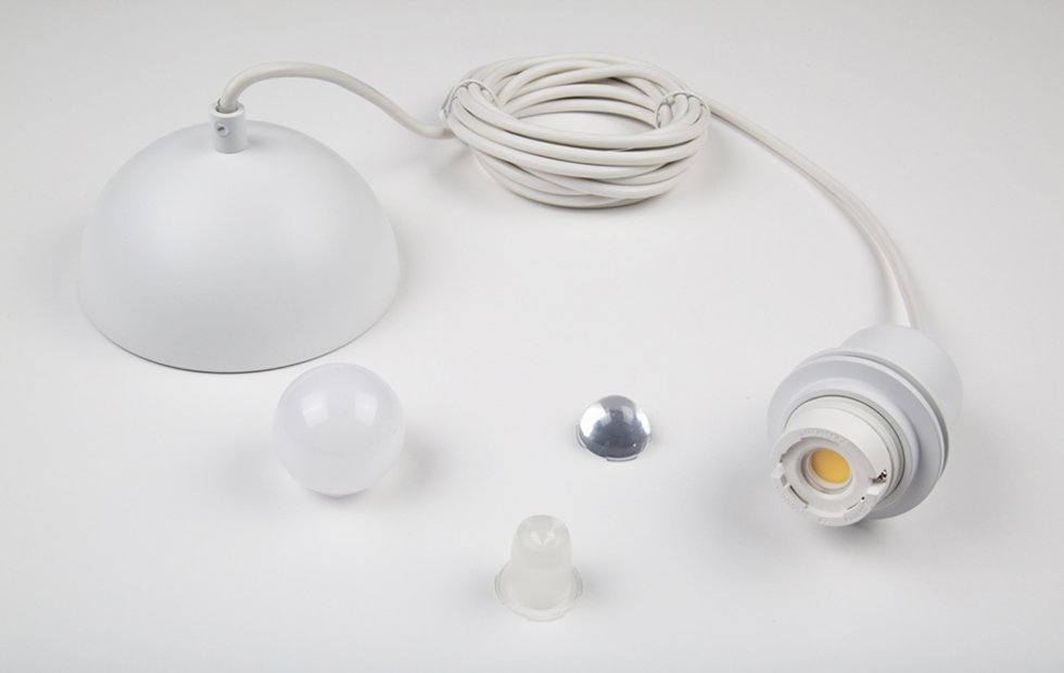DropLED Kit in white with lenses