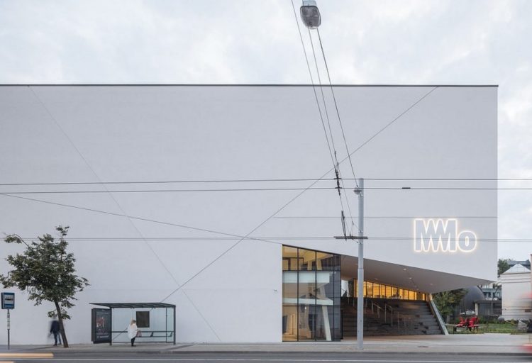 outside view of MO Museum in Vilnius, Lithuania