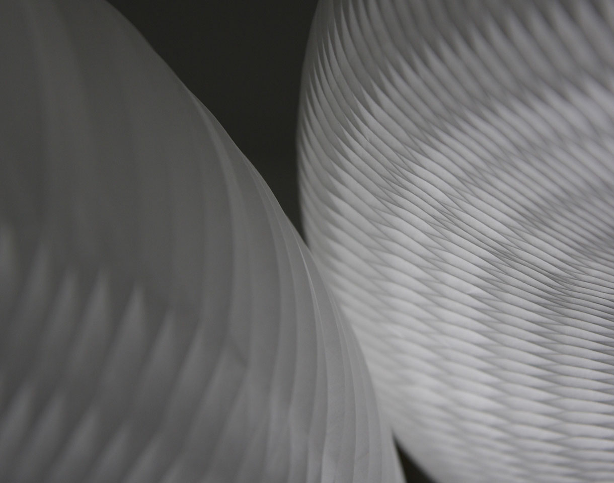 Molo Cloud Softlight Pendant close-up of honeycomb structure