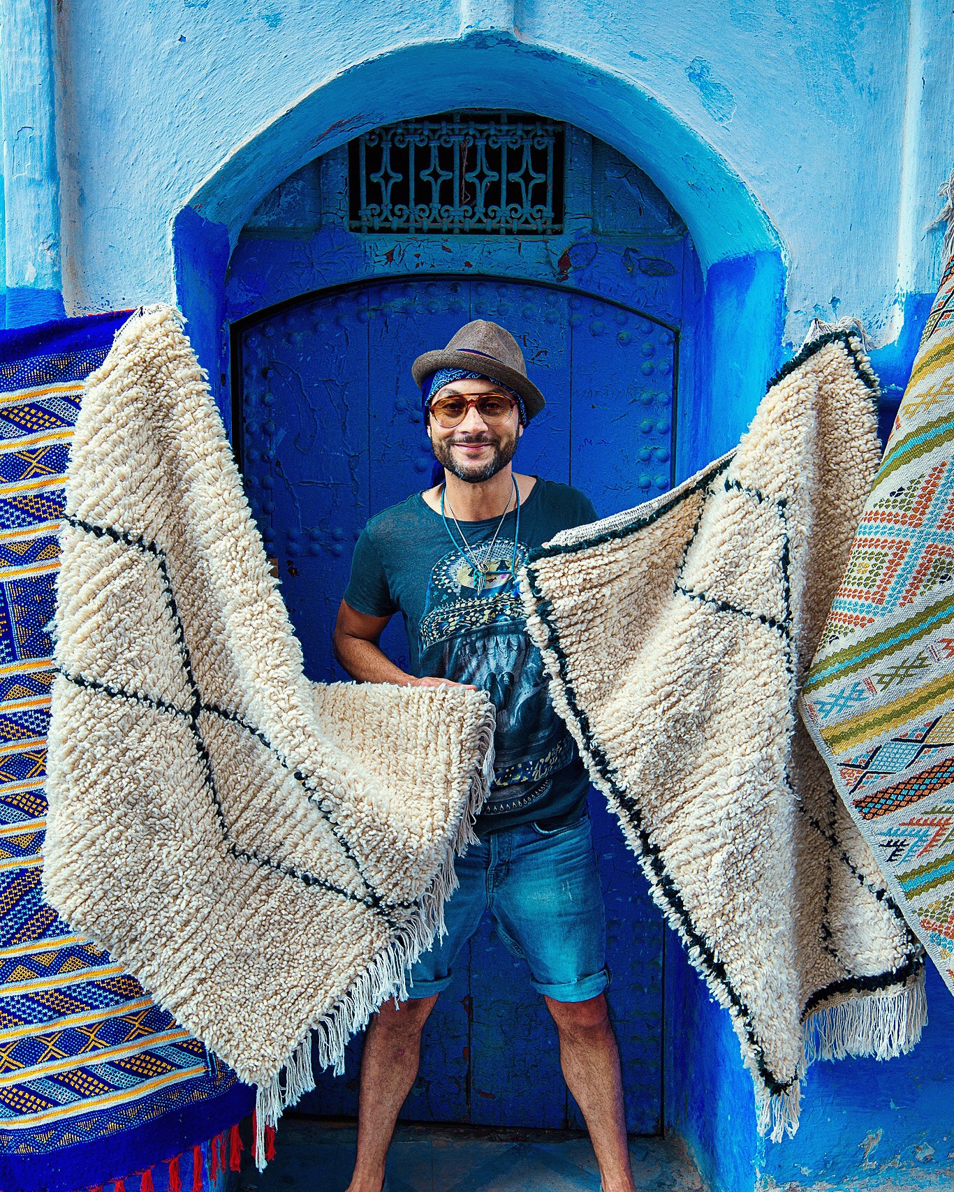 Ali Setayesh with Rugs
