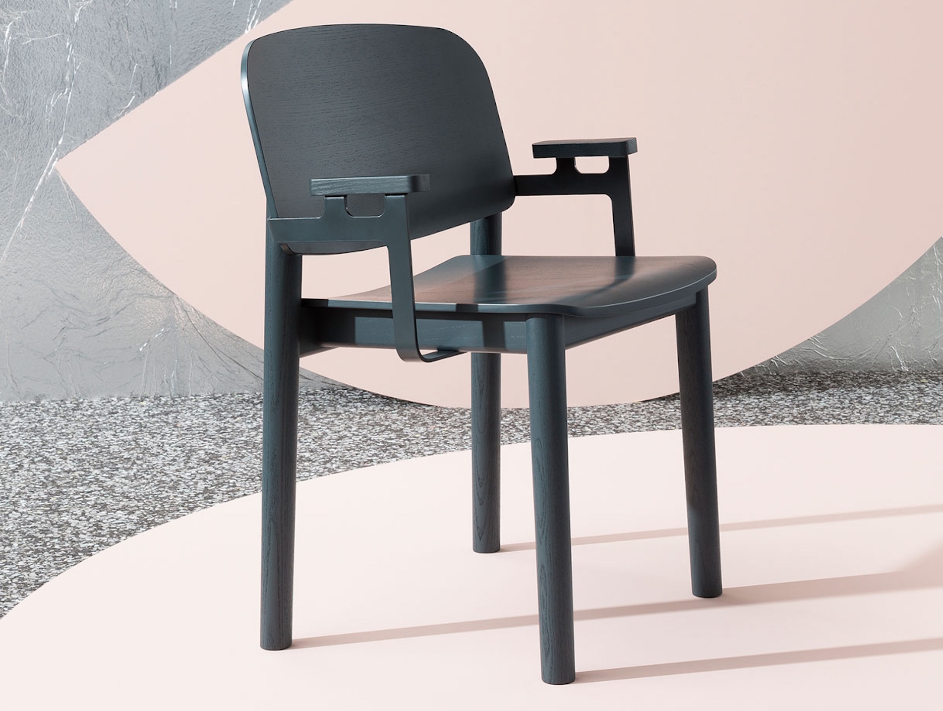 Billiani White Chair black side view