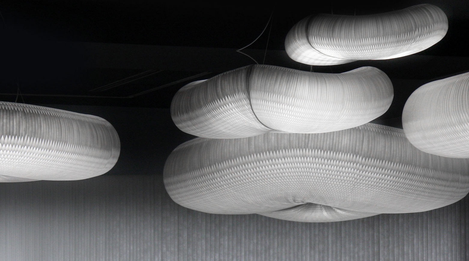 Molo Cloud Softlight Pendant four large pendants