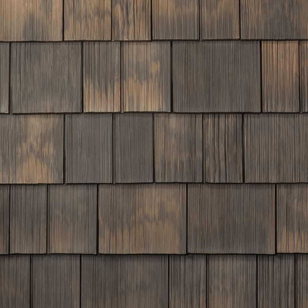 DaVinci's Hand Split Shake siding cedar color