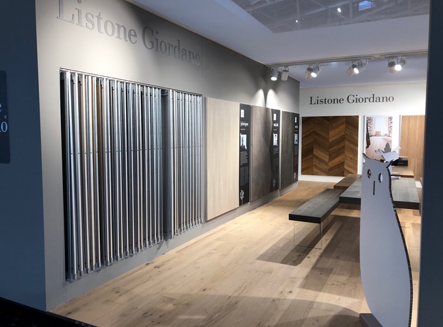 Listone Giordano booth at BAU 2019