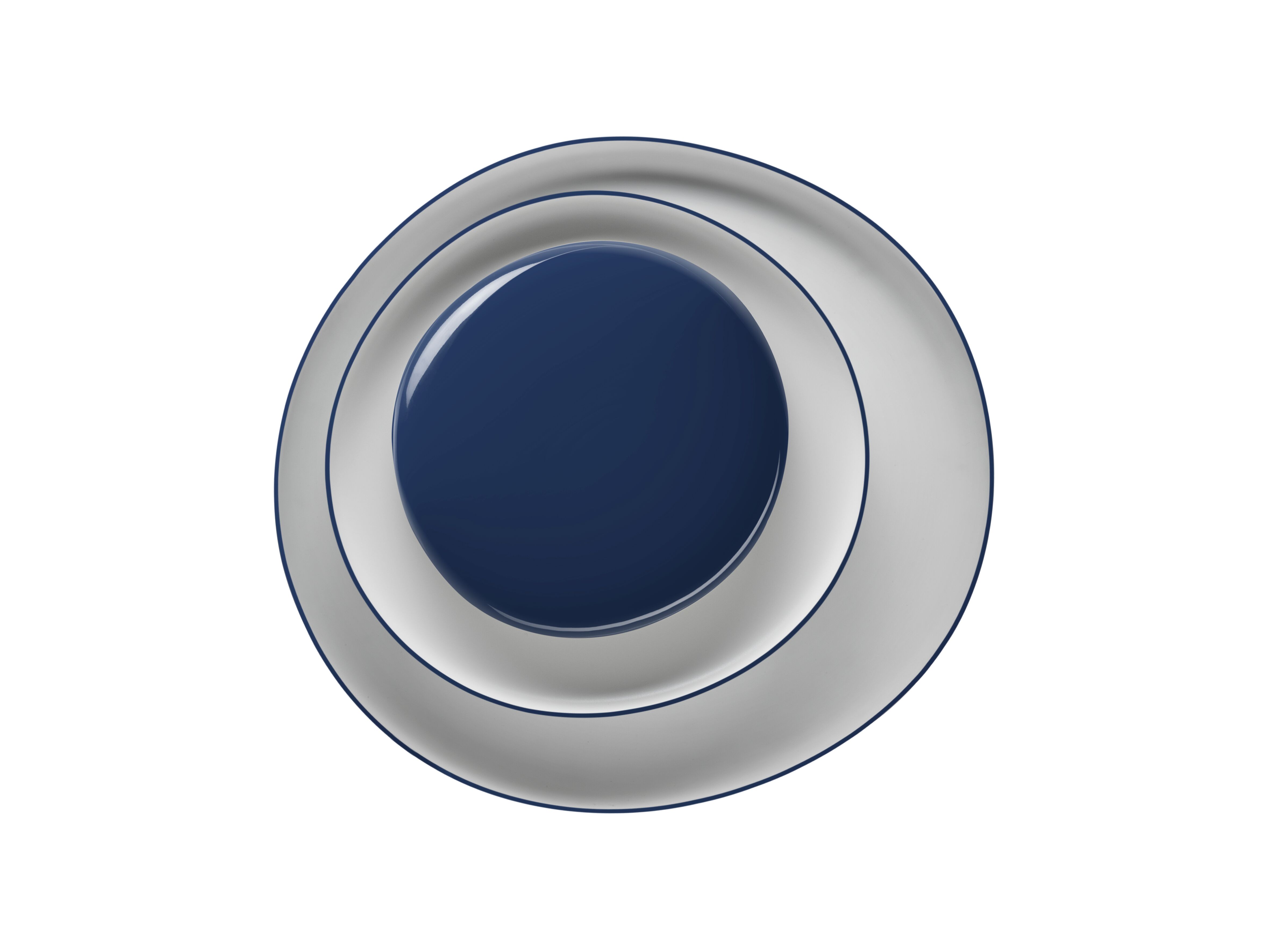 Foscarini Be/Colour collection Bahia light in white and dark blue