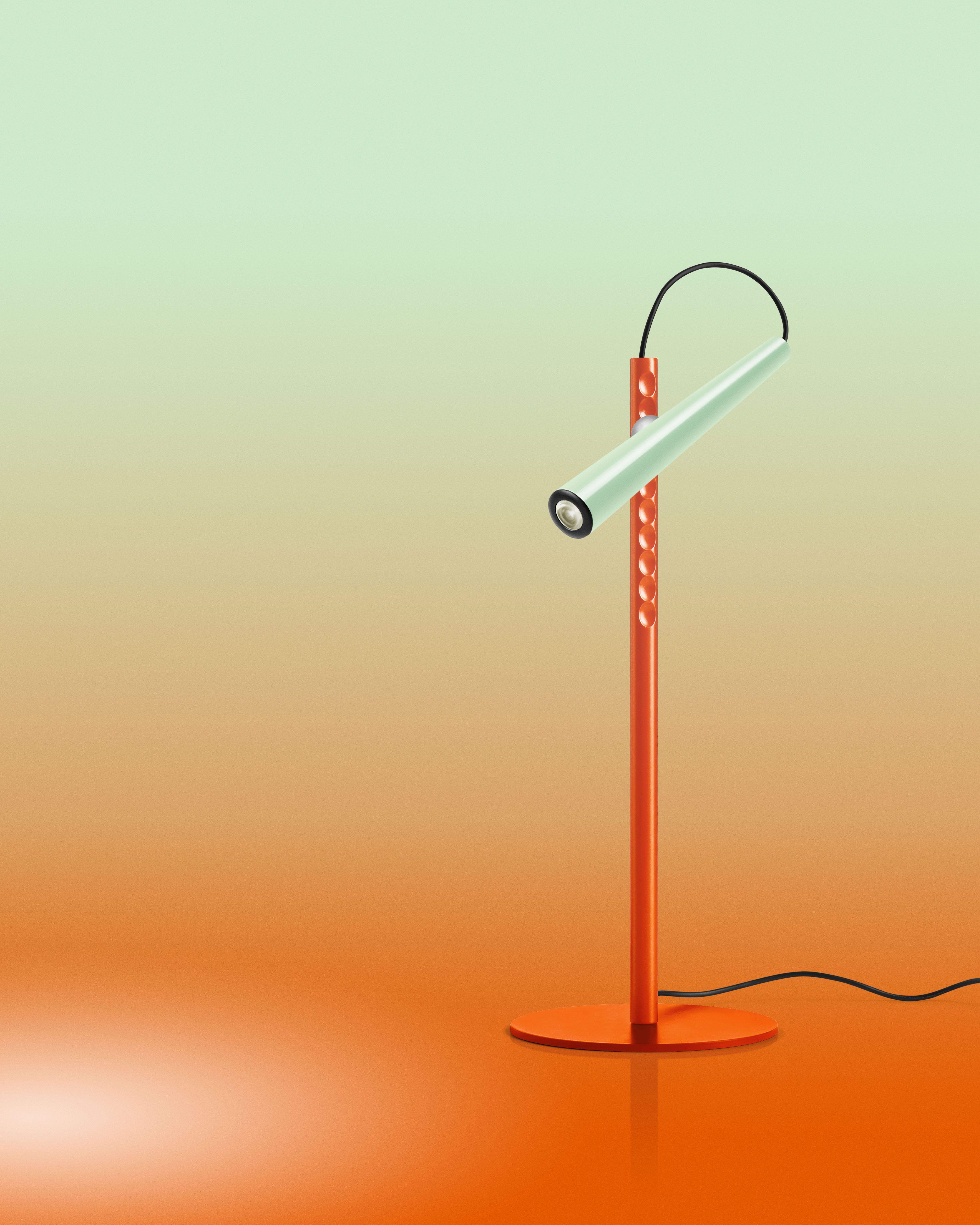 Foscarini Be/Colour collection Magneto lamp in orange and light blue