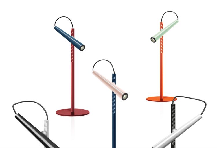 Foscarini New Colors Magneto five table lamps in various colors