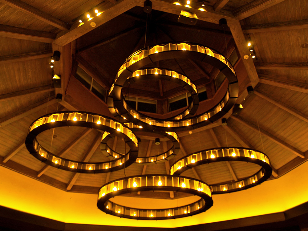 Lumid Chandelier at Virgil's Restaurant in Atlantis, Bahamas