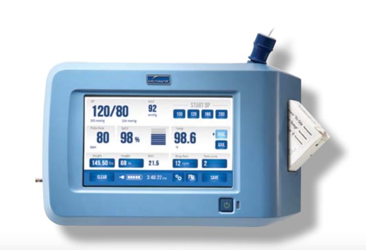 Midmark's IQ Vitals close up of device
