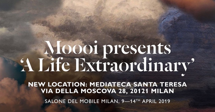 cloud picture with Moooi at Salone 2019