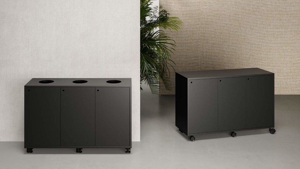 Atelier Collaborative Furniture Solution two mobile storage carts