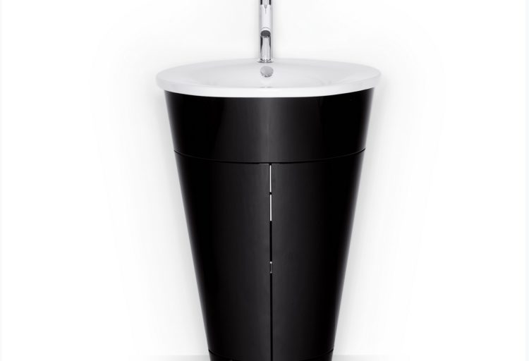 Starck 1 Barrel Vanity Black