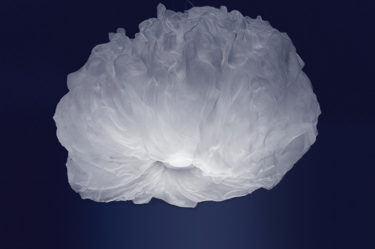 cloud-like suspension lamp
