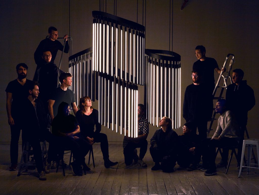 Stickbulb’s Chime Chandelier Sings at NYCxDesign Stickbulb’s Chime Chandelier Sings at NYCxDesign
