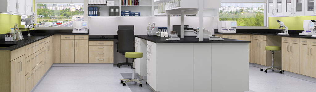 United Chair Medical Stool green no backrest in medical lab setting