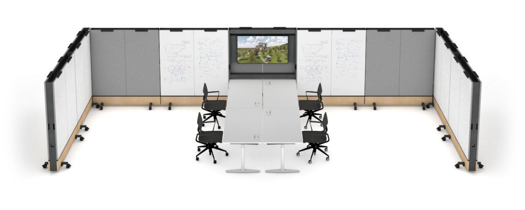 At NeoCon 2019: Vitra’s Dancing Wall At NeoCon 2019: Vitra’s Dancing Wall