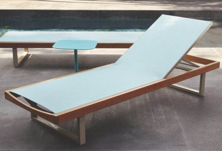 Tidelli Outdoor Furniture Club Chaise side view