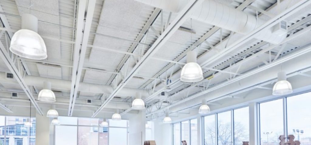 At NeoCon 2019: Armstrong Ceiling and Wall Solutions’ Tectum Panels achieve Living Product Challenge certification
