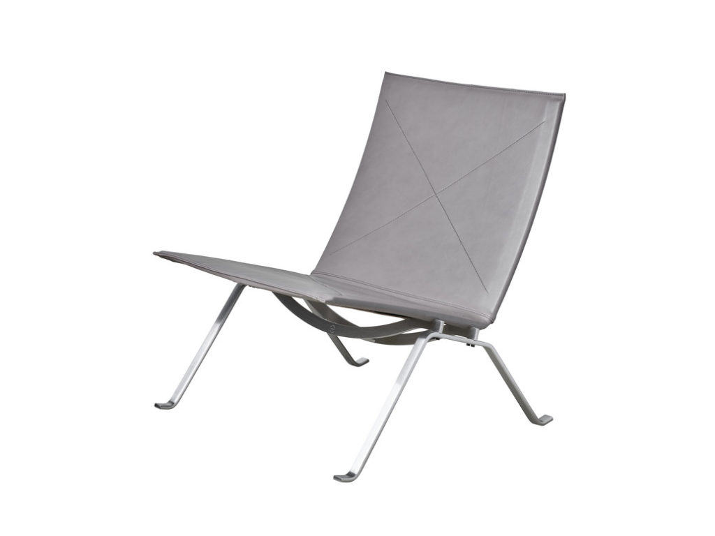Fritz Hansen PK22 lounge chair smoke gray