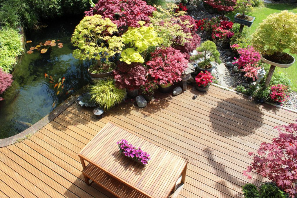 Déco Panorama Outdoor Decking light in garden