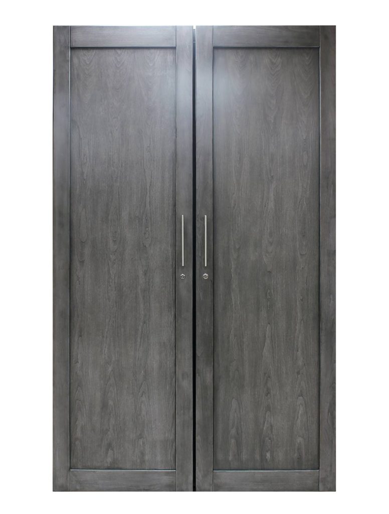 Vinotemp Wine Vault front view doors closed light gray