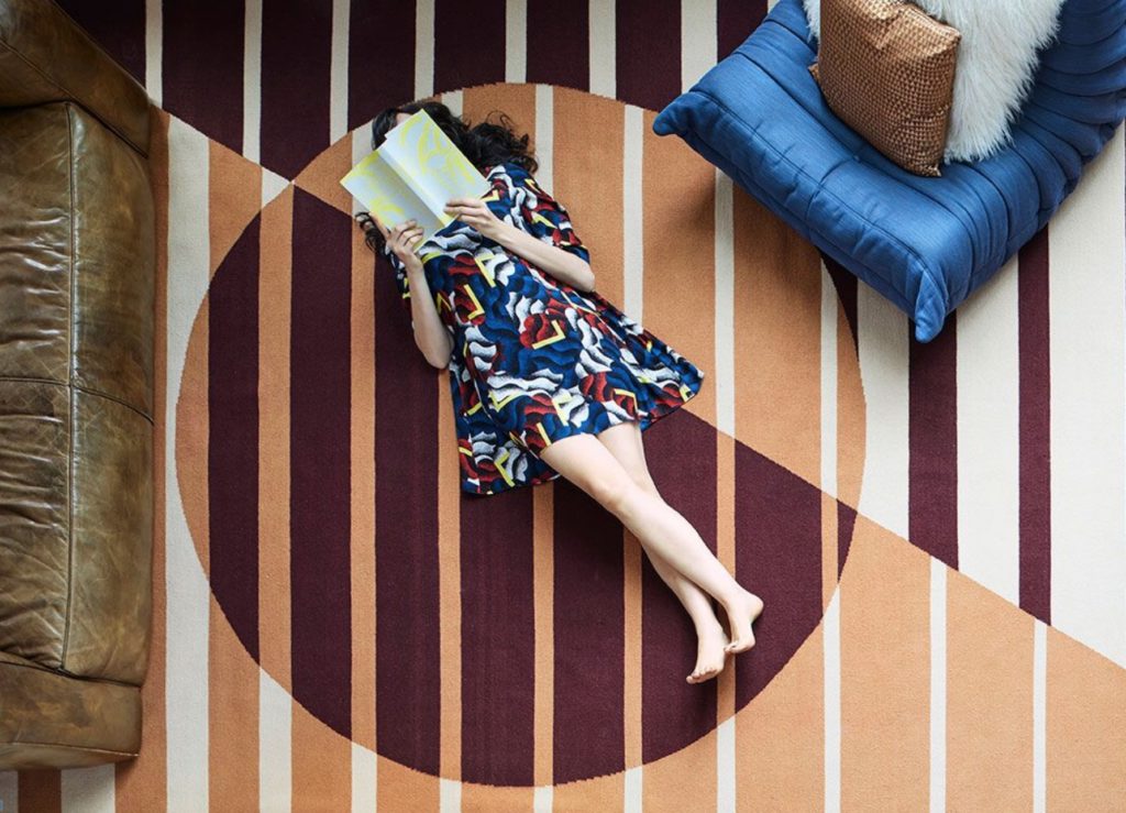 Aimée Wilder's Eudaimonia textiles Eclipse Rug
