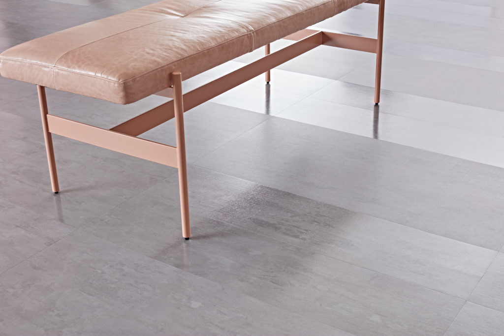 Patcraft Monochrome and Surface Tone Resilient Tile gray glossy and matte