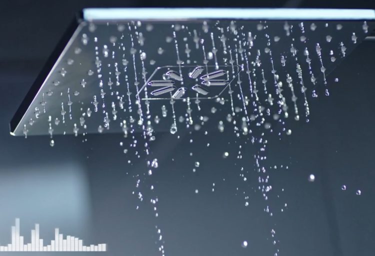 GROHE rain shower head detail