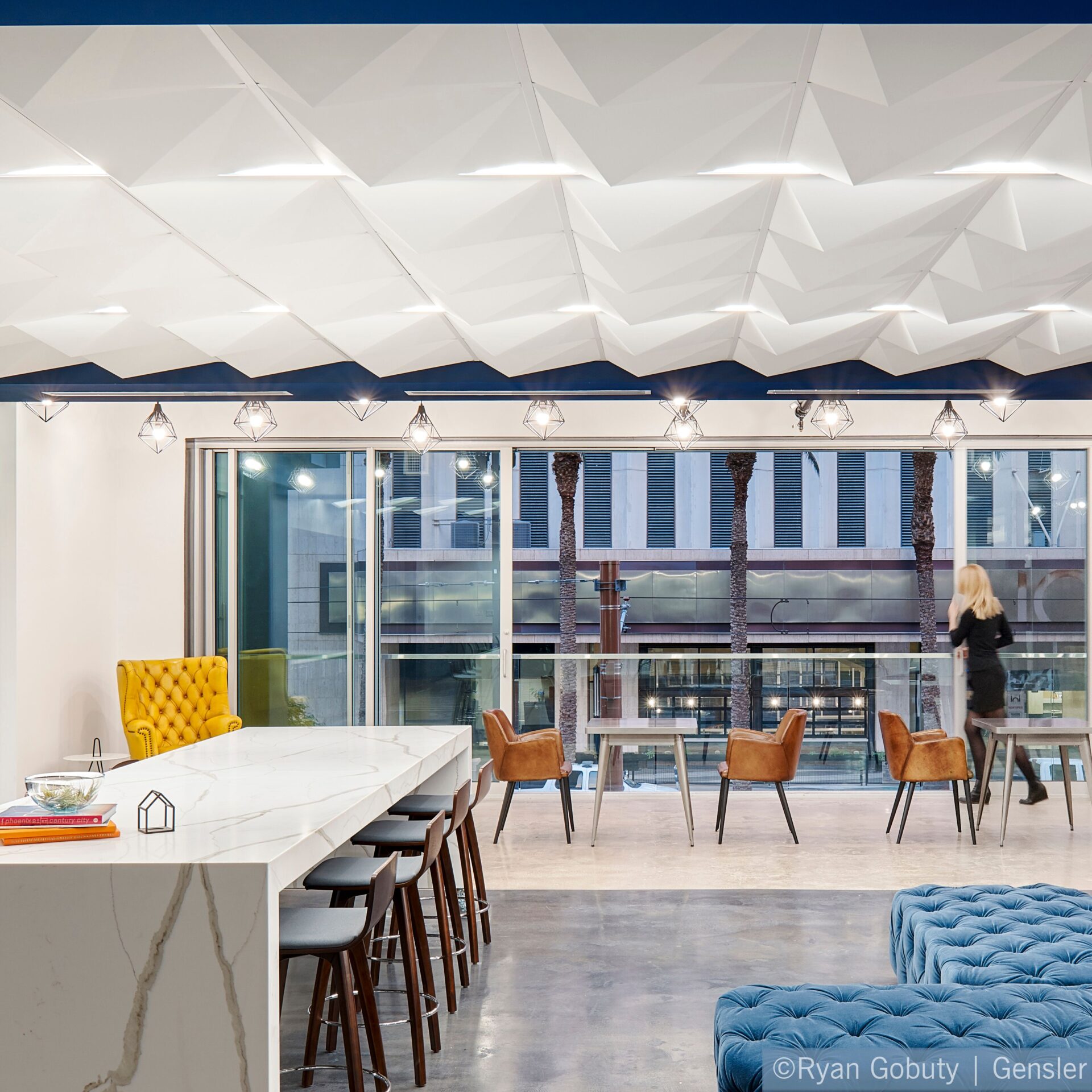Beautiful Above View Artisan Ceiling Tiles — 3rings