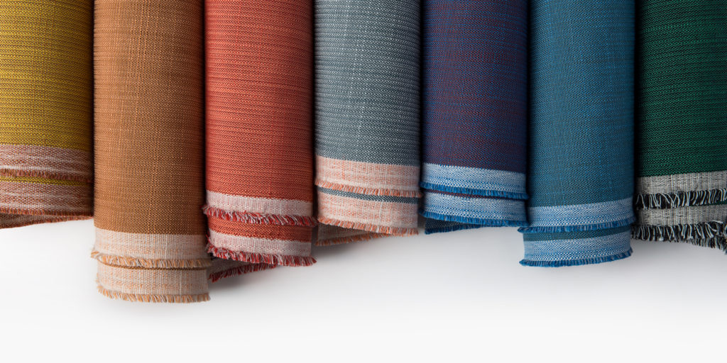 Luum Loom State Textiles Duo Chrome close-up of all different colors