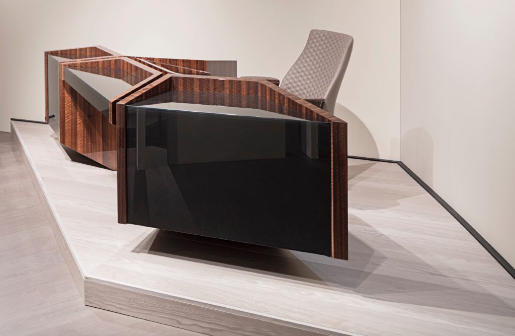 Edge Desk by Turri side view