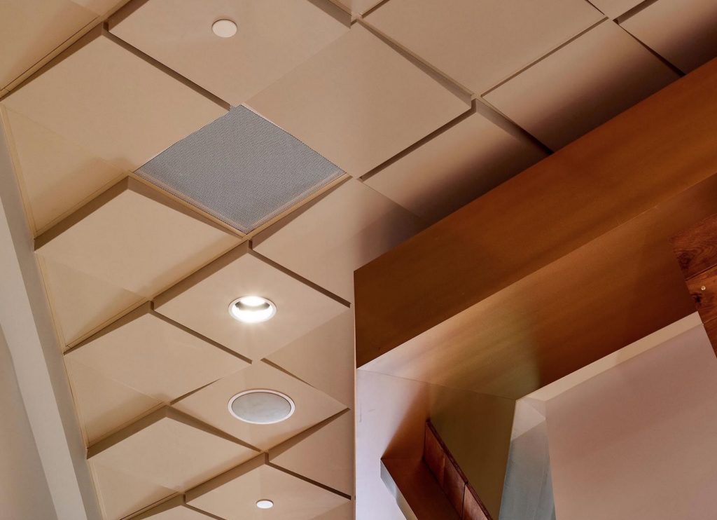 Above View at Hard Rock Fire Mountain detail of Wedge tiles