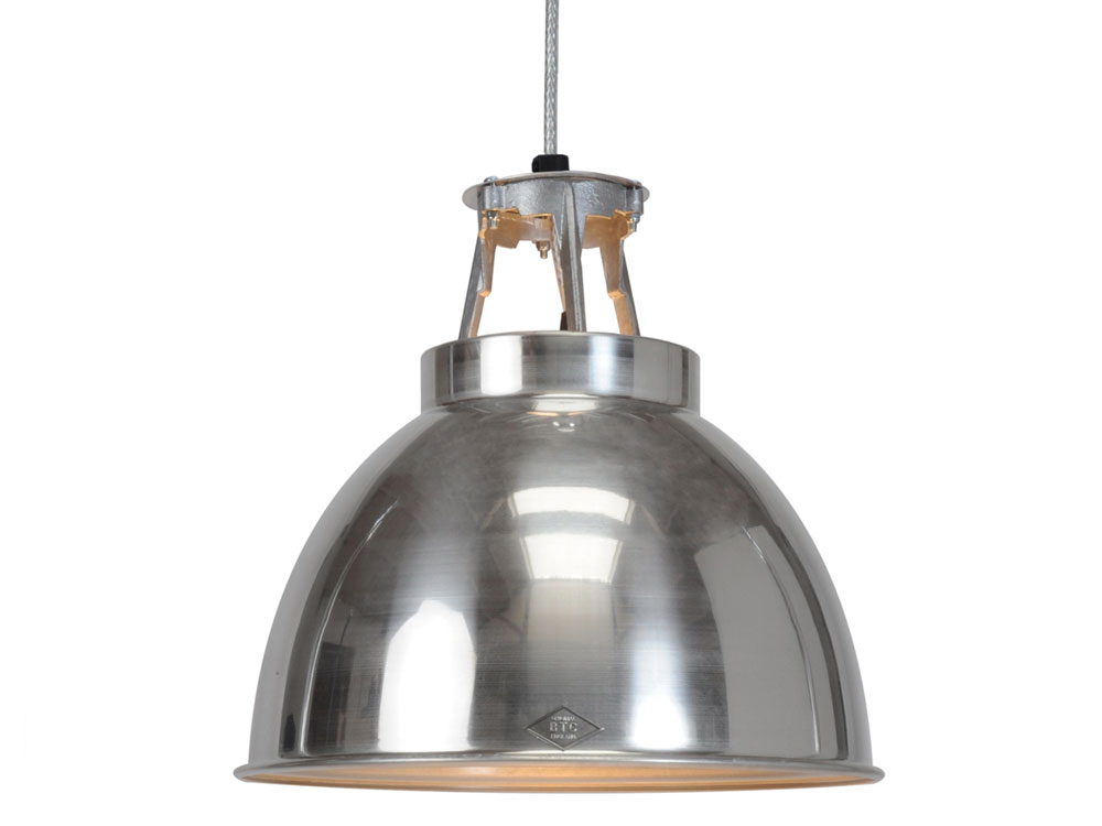 Titan Pendant natural chrome aluminum