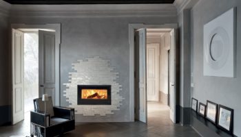 Paola Navone's Sahara Fireplace Cladding for MCZ