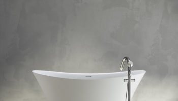 Sculpted in Stone: MTI Baths' Mallory Tub