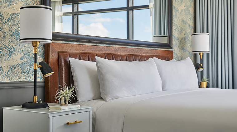 BDL Hospitality Lighting bedside table lamps at Pendry Hotel San Diego