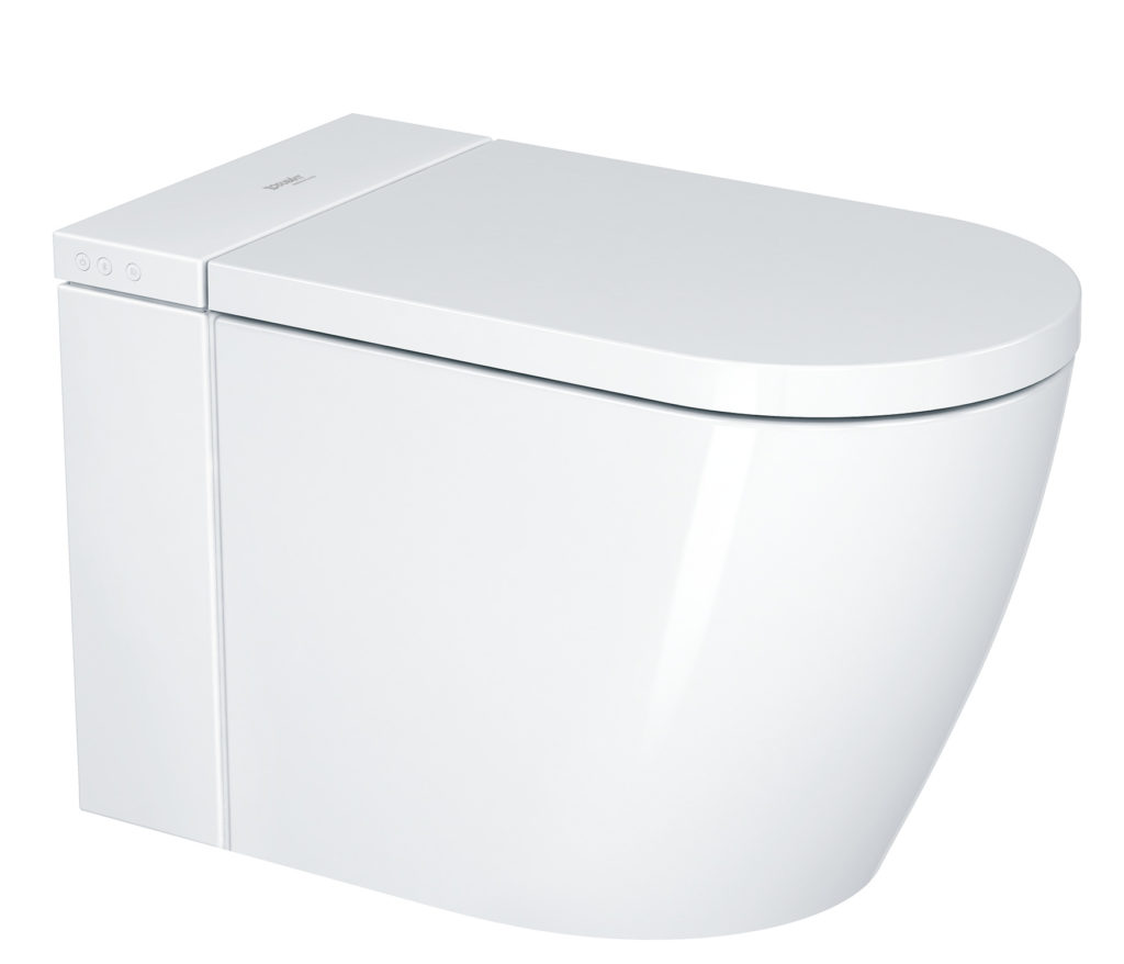 Duravit SensoWash i front view with lid closed