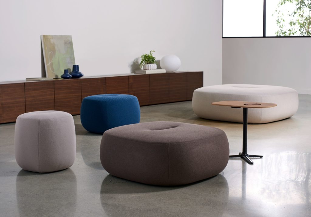 LucidiPevere Rho Ottomans for Davis Furniture LucidiPevere Rho Ottomans for Davis Furniture