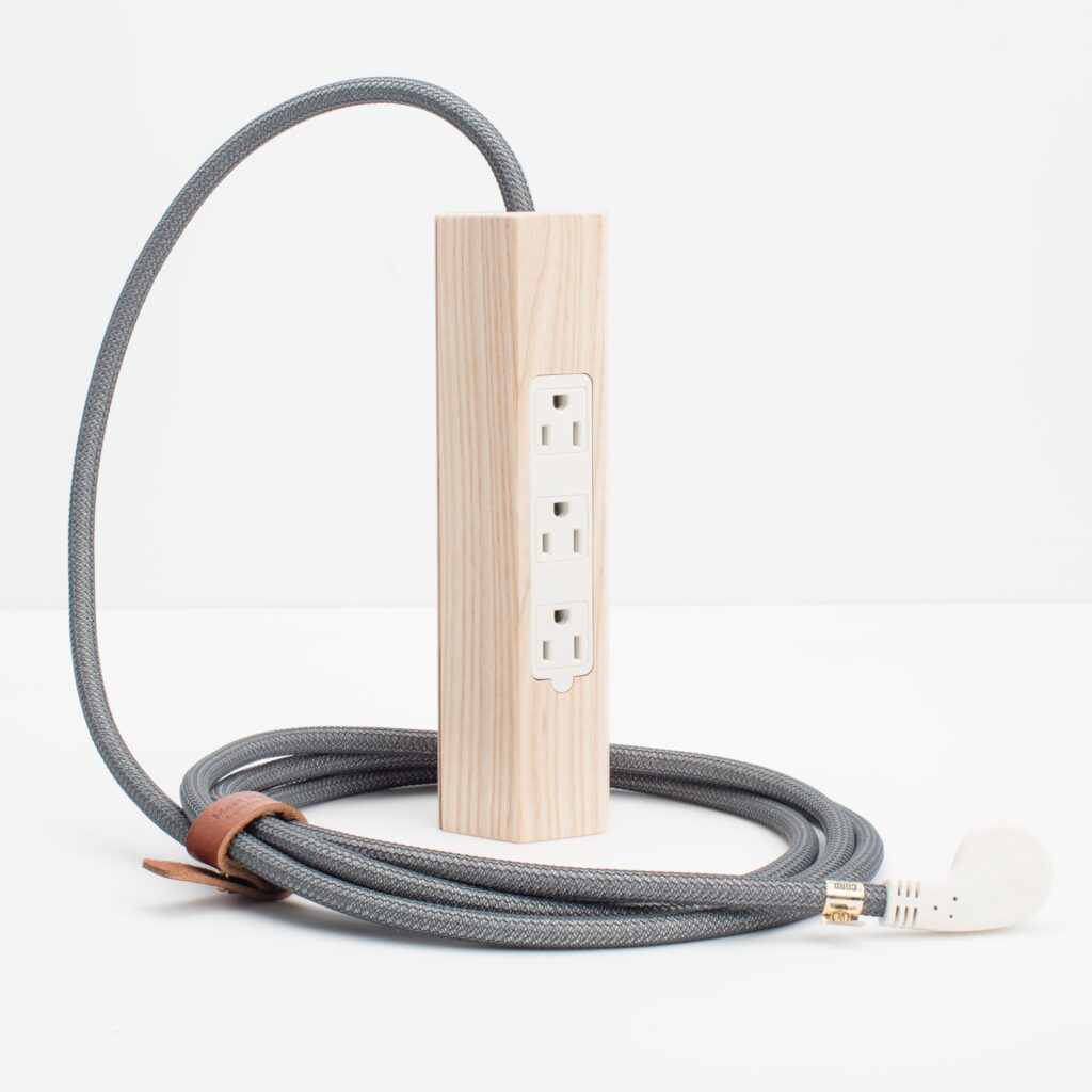 Most Modest's Niko power pendant with gray cord